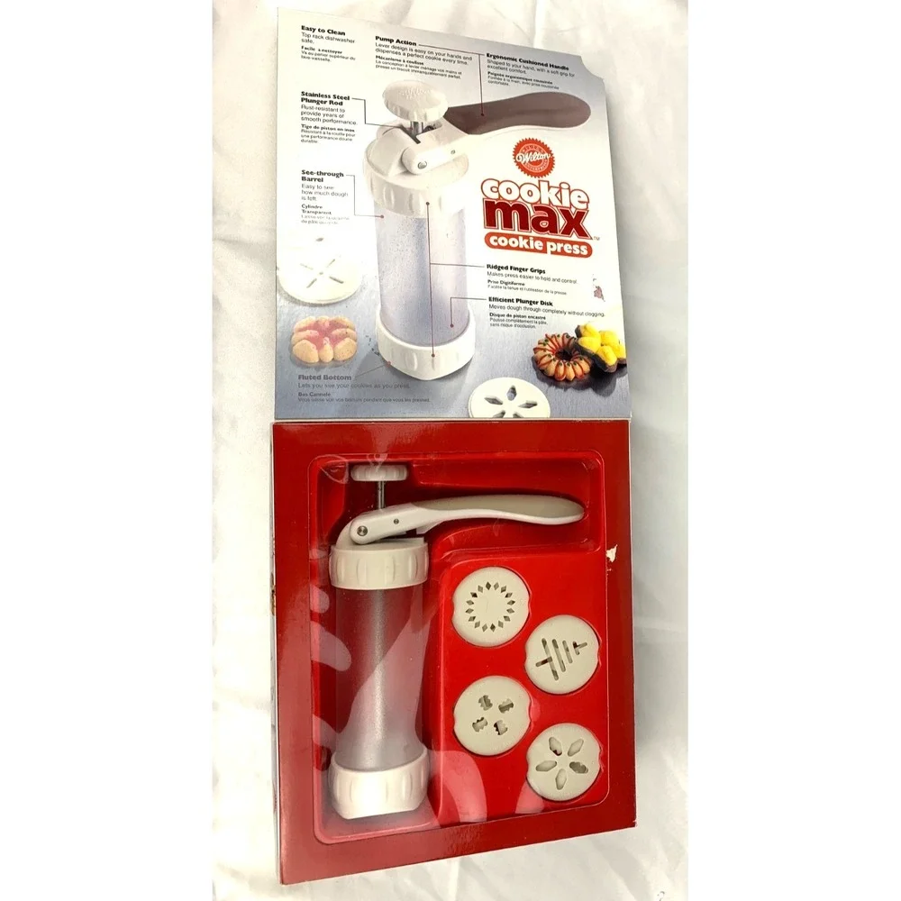 Vintage Wilton Cookie Max Cookie Press 2104-4003 New in Sealed Box